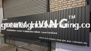 LEADING 3D BOX UP LETTERS + ALUMINIUM STRIP CEILING BASE SIGNBPOARD SUPPLIER IN KL, PETALING JAYA (PJ) & SEA PARK Others