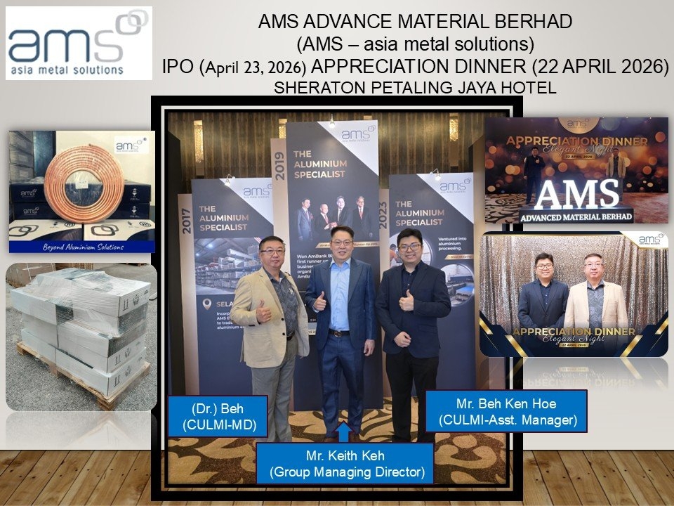 AMS Advanced Material Berhad IPO Appreciation Dinner (22-4-2026)