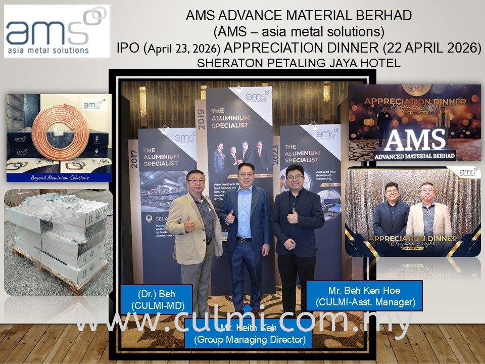 AMS Advanced Material Berhad IPO Appreciation Dinner (22-4-2026)