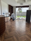 Burmese Walnut CHEVRON Engineered Flooring