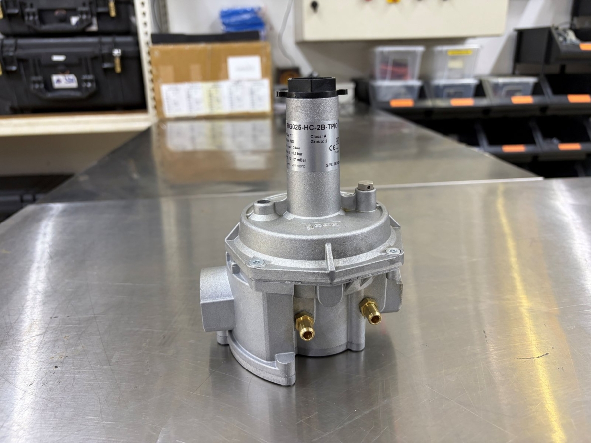 GECA Gas Governor High Capacity 1" Pmax 2 bar with Test Point In/Out(RG025-HC-2B-TPIO)