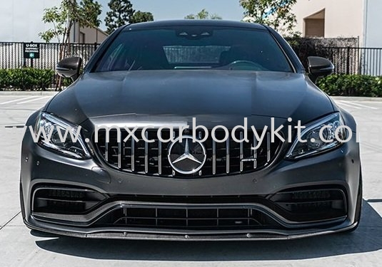 MERCEDES BENZ W205 FACELIFT C63 AMG FRONT BUMPER LIP MERCEDES BENZ W205 FACELIFT C63 AMG FRONT BUMPER LIP W205 (C CLASS) MERCEDES BENZ