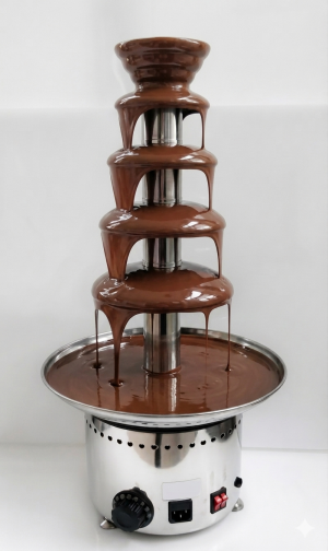 5 Tier Commercial Chocolate Fountain Machine