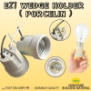 E27 WEDGE HOLDER ( PORCELIN ) LAMP COMPONENTS LIGHT / ELECTRIC &TOOL / ECT
