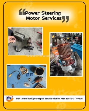 Power Steering Motor Reach Truck Servicing