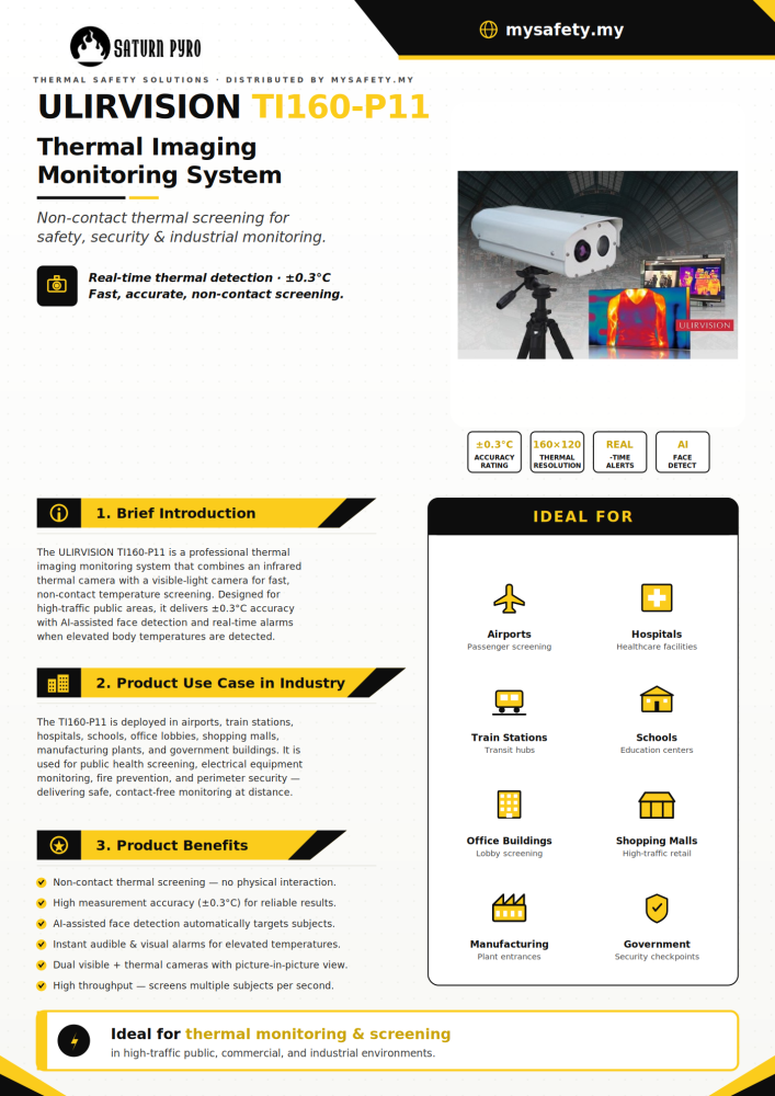 ULIRVISION TI160-P11 Thermal Imaging Monitoring System