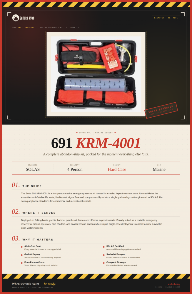 691 KRM-4001 Marine Emergency Kit