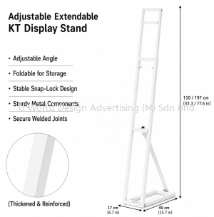 Adjustable Extendable KT Display Stand Malayisa | Iron Standee | Supplier | Klang Valley KL