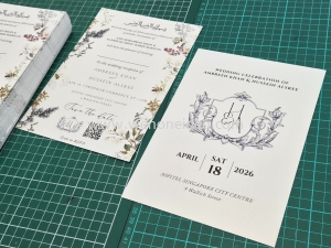 Wedding Metal Ice Card
