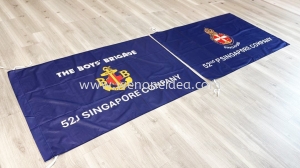 Mesh Fabric Flag with 2in Pocket & 4 Tails