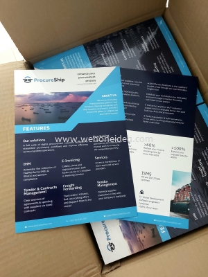 Art Card Flyer with Gloss Waterbased Varnish