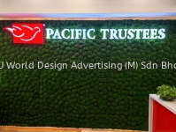 3D Box Up Frontlit Signage Malaysia | Indoor LED Custom Logo Lettering Sign | Manufacturer Installer | Klang Valley KL