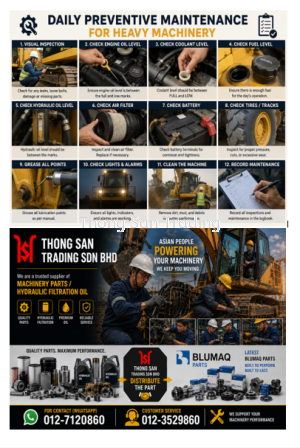 #DailyPreventiveMaintenance #HeavyMachinery #MachineMaintenance #PreventiveMaintenance #HeavyEquipme