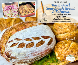 Basic Swirl Sourdough Bread and Focaccia Workshop