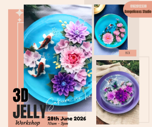 3D Jelly Art Koi Floral Basic Class