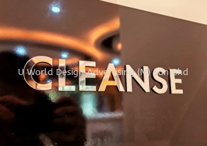 Acrylic Lettering Signage Malaysia | Cosmetic Product Display Sign | Manufacturer Installer | PJ Klang Valley KL