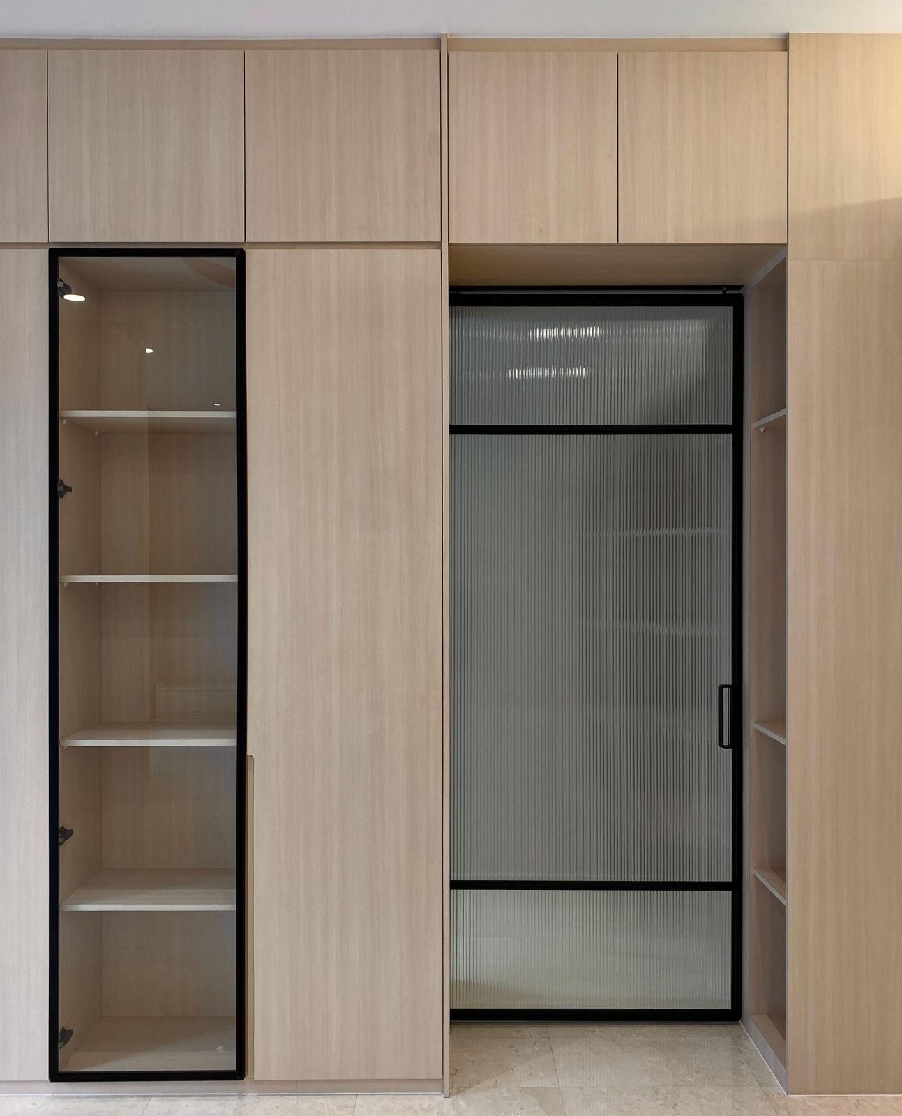Glass Door Design - Minimalist Cabinet Design