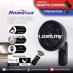 Homelux 12'' Wall Gale Fan / Living Fan / Wall Fan With Remote Control | HWF-612PW Kipas Angin 風扇家用