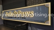 TRUSTED 3D LED HALO-LIT + LIGHTED FRAME SIGNBOARD EXPERT IN KL, SEGAMBUT & WANGSA MAJU 3D LED BACKLIT BOX UP SIGNBOARD