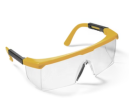 Yellow Frame Safety Goggles (Clear/ Smoke) Safety Eyewear