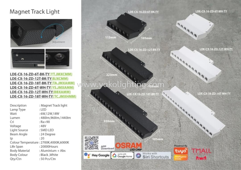 LDE-CX-16-ZD-6T/12T/18T-3COLOR BK/WH