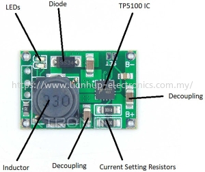 TP-5100 Lithium Battery Charging Management System Module/