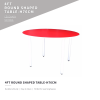 Q014H 4' Round Table (H:76cm) Secondary School Table Table Series School Furniture