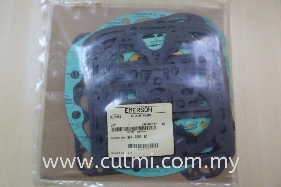 COPELAND 3011081 / 920-0009-00 GASKET KIT FOR STREAM 6M SERIES