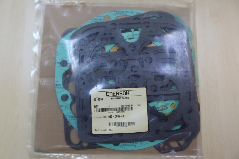 COPELAND 3011081 / 920-0009-00 GASKET KIT FOR STREAM 6M SERIES