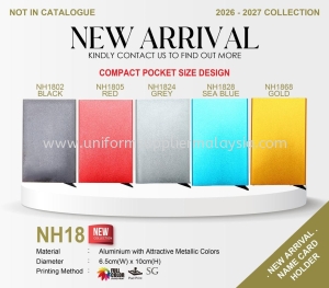 NH18 Aluminium Name Card Holder | Durable Lightweight Business Card Case | Pocket Size Card Organize
