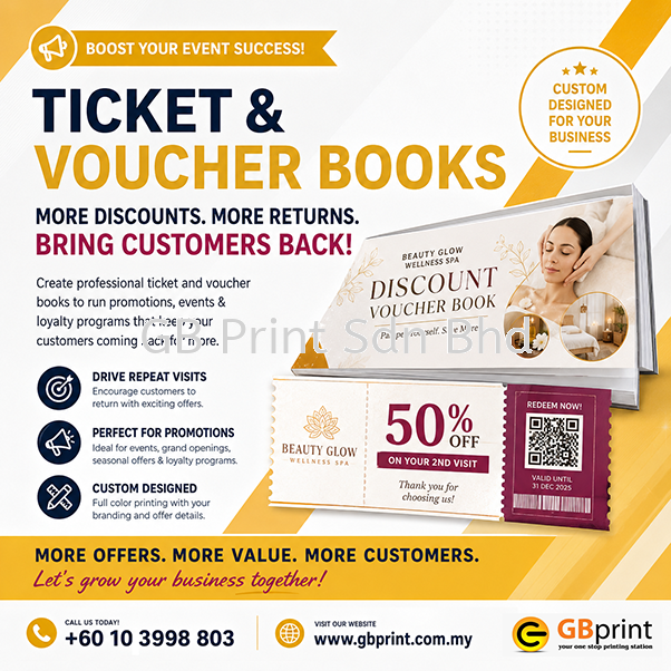 TICKET & VOUCHER BOOKS
