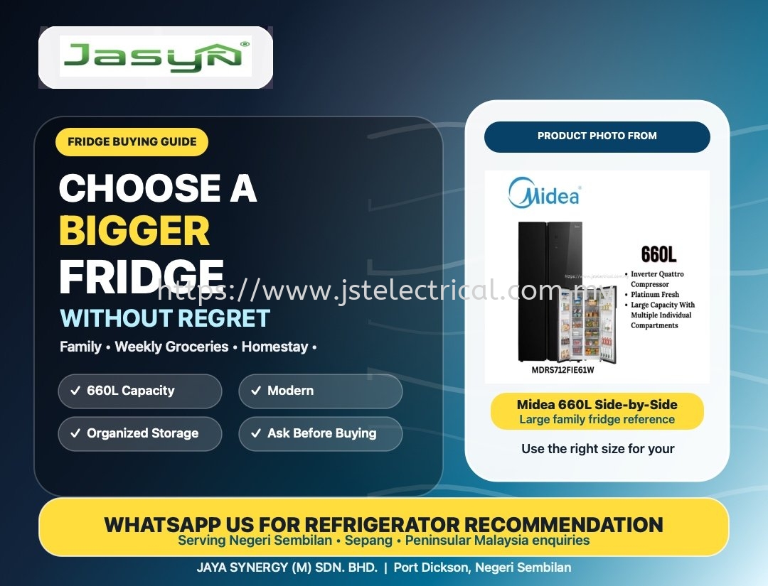 Best Refrigerator Size for Malaysian Families: How to Choose Before You Buy