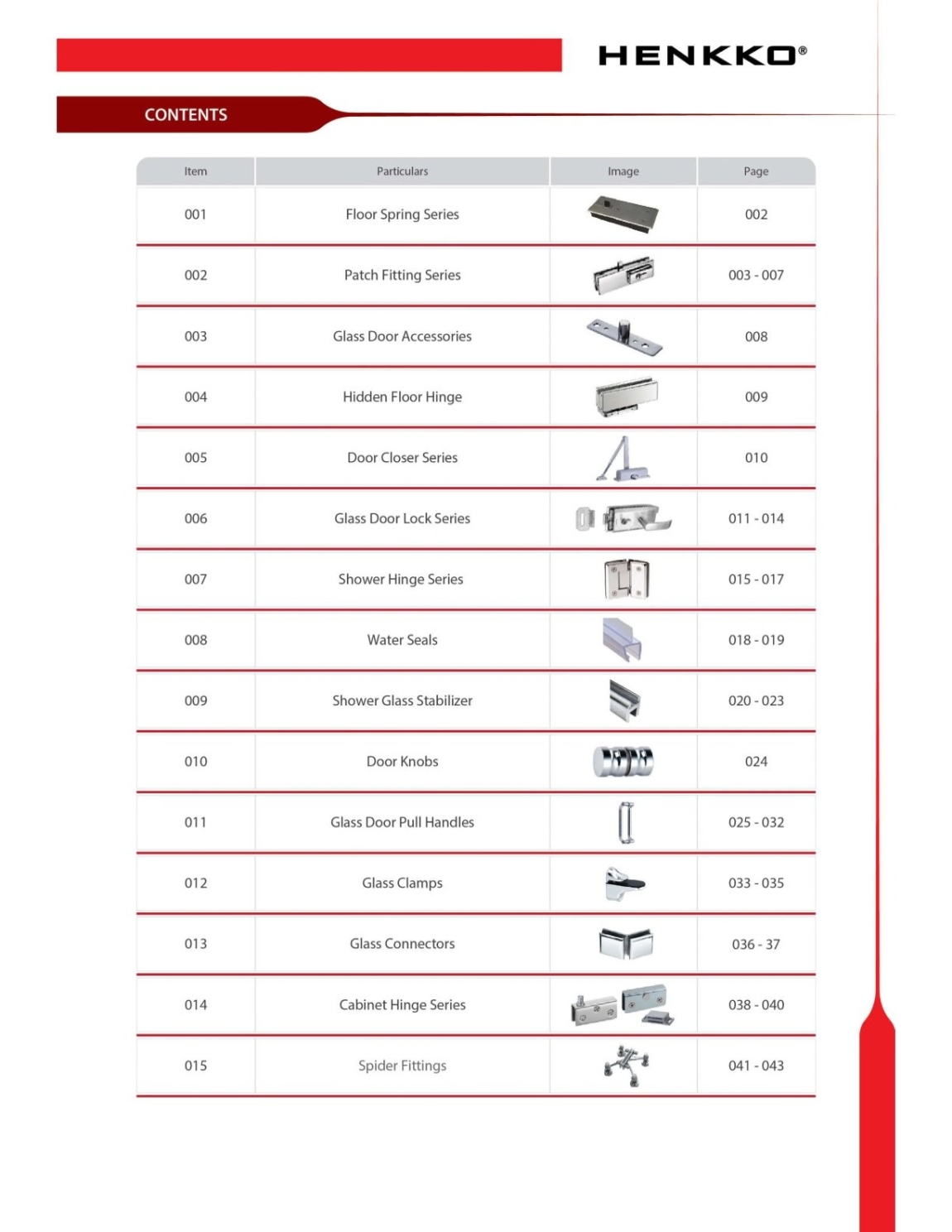 HENKKO Catalog V8 - 02 HENKKO Catalog V8 - 02 HENKKO Catalog V8 Aluminium System Catalog & Brochure