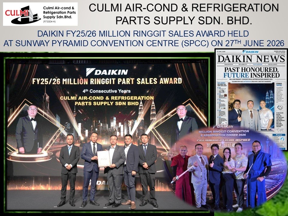 DAIKIN FY25/26 MILLION RINGGIT SALES AWARD HELD AT SUNWAY PYRAMID CONVENTION CENTRE ON 27-6-2026
