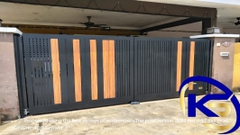 Trackless Folding Gate (FA) Bandar Bukit Beruntung,Rawang,Selangor