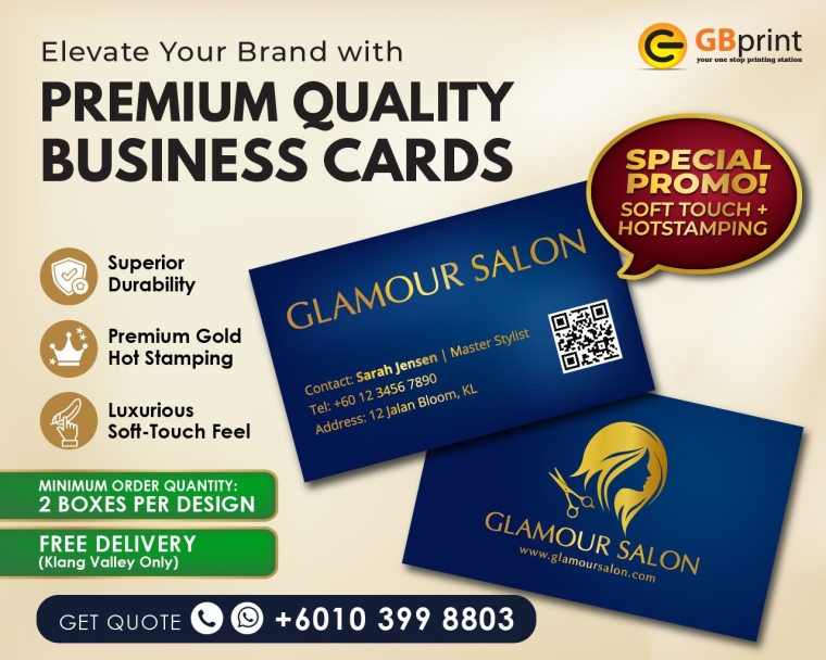Elevate Your Corporate Identity: Premium Soft-Touch Business Cards