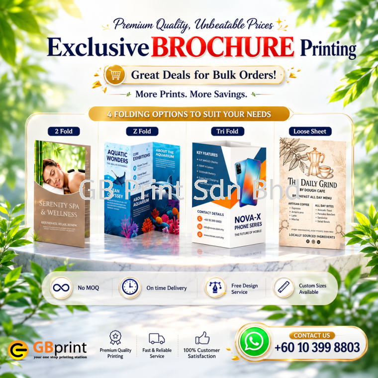 Premium Brochure Printing Services