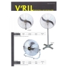 V'RIL VRIL VFAN26W 26¡å Industry Wall Fan Stand Fan / Wall Fan / Mist / Ventilation / Exhaust / Air Cooler Fan Blower Ventilator