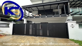 Trackless Folding Gate (PC) Taman Nusa Sentral