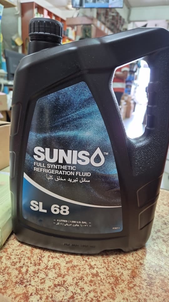 SL X 4 LITRE (1.056 U.S. GAL) SUNISO - CANADA FULL SYNTHETIC REFRIGERATION FLUID (OIL)