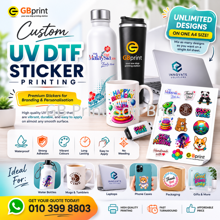 UV DTF Sticker Printing