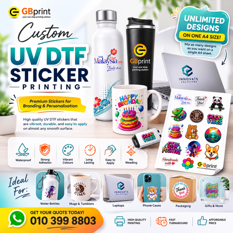 UV DTF Sticker Printing