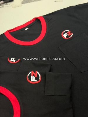 Cotton Round Neck T-Shirt with Chest Pocket & Pen Pocket