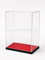 Acrylic Display Box with Red Carpet