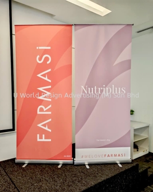 ROLL UP BANNER PRINTING MALAYSIA | CUSTOM RETRACTABLE BANNER STAND FOR EVENT EXPO & PROMOTION | KL S