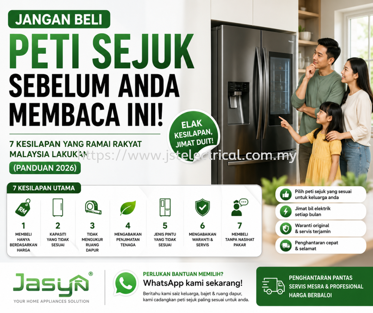 Don't Buy a Refrigerator Until You Read This: 7 Costly Mistakes Malaysians Make (2026 Guide)