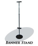 604002 - BANNER STAND ROUND PLATE