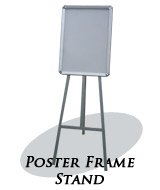 604105 - POSTER STAND w ALUMINIUM FRAME (WR-PB-5)