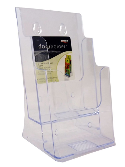 607504 - Brochure Holder 1/3A4 2 Layer (DD77862)