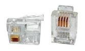 RJ11 Modular Plug 4P4C Telephone Accessories Telephone Components